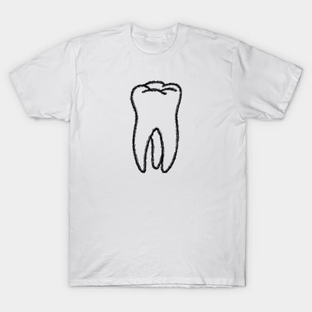 Tooth art T-Shirt by Carries Design 